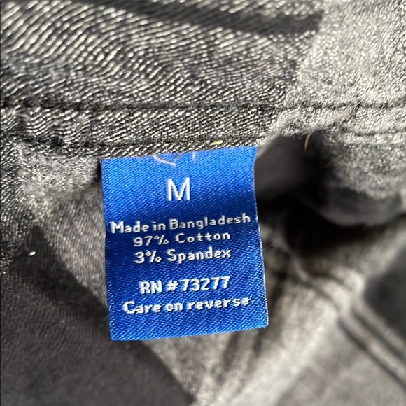 APT 9, Black and Gray Casual Button Down Shirt - Picture 5 of 5